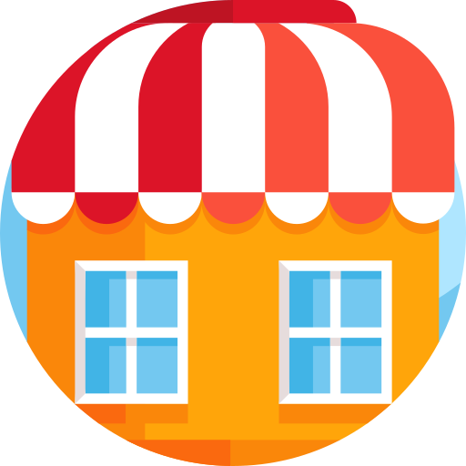 tienda Detailed Flat Circular Flat icono