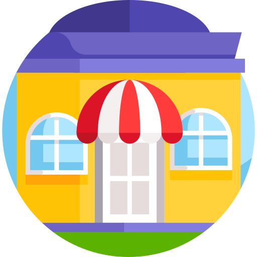 Shop Detailed Flat Circular Flat icon