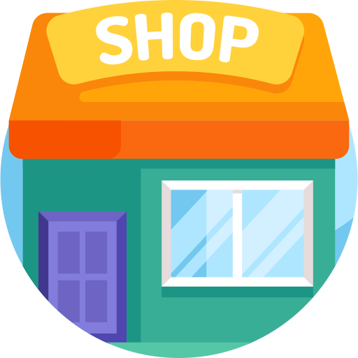 Shop Detailed Flat Circular Flat icon