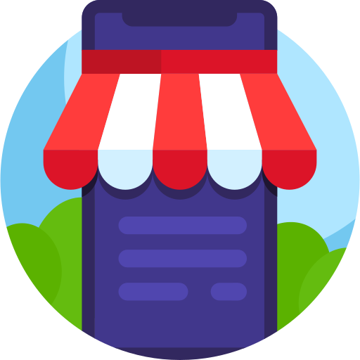 Online store Detailed Flat Circular Flat icon