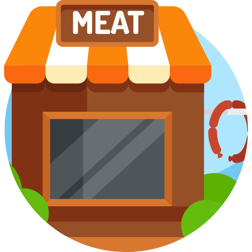 Meat Detailed Flat Circular Flat icon