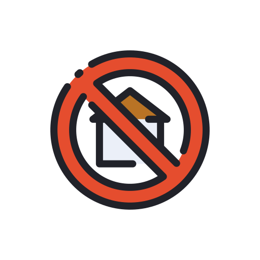 No house Good Ware Lineal Color icon
