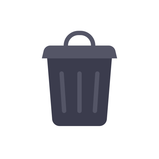 Trash bin Good Ware Flat icon