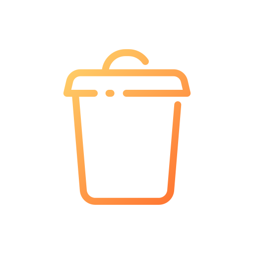 contenedor de basura Good Ware Gradient icono