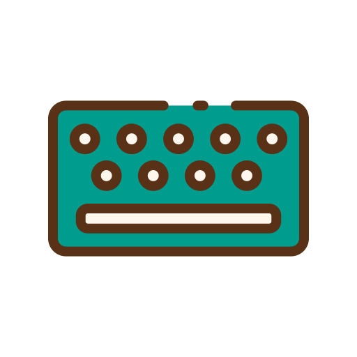 teclado electrónico Good Ware Lineal Color icono