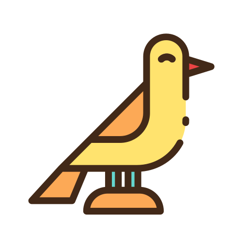 pájaro Good Ware Lineal Color icono