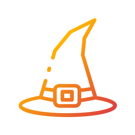 sombrero de bruja Good Ware Gradient icono