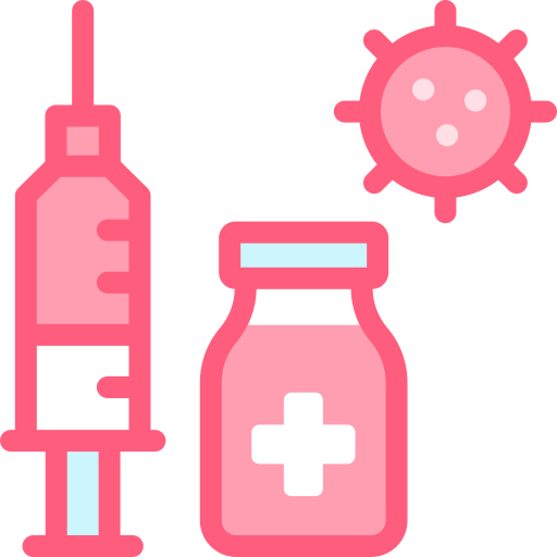 szczepionka Detailed color Lineal color ikona