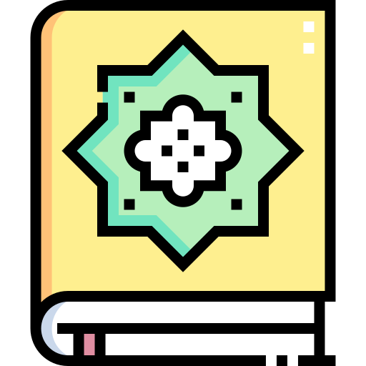 Quran Detailed Straight Lineal color icon
