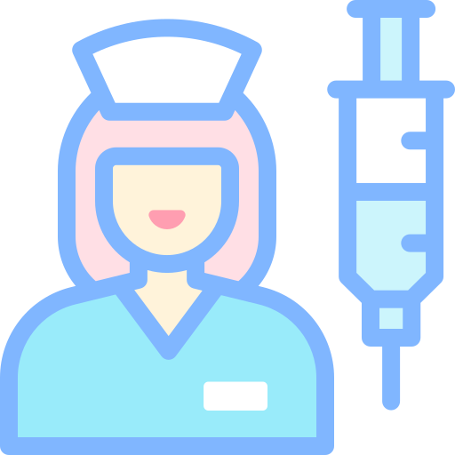 krankenschwester Detailed color Lineal color icon