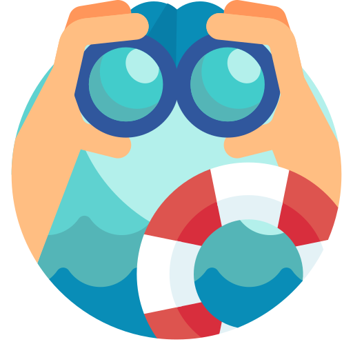 rettungsschwimmer Detailed Flat Circular Flat icon