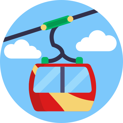 Cable car cabin Generic Circular icon