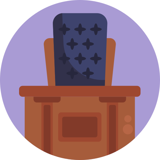 krzesło sędziowskie Generic Circular ikona