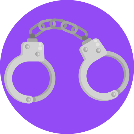 警察の手錠 Generic Circular icon