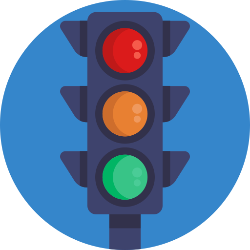 Traffic lights Generic Circular icon