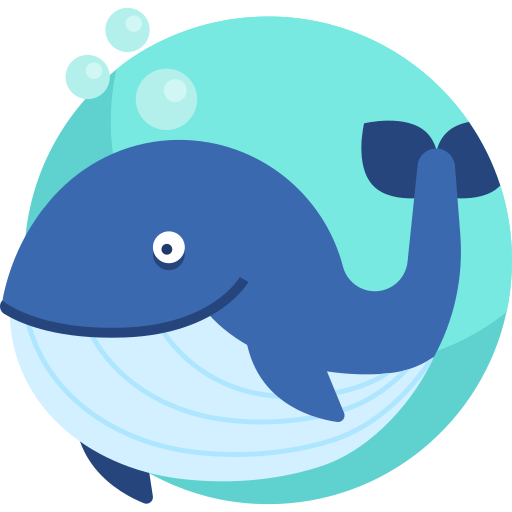 鯨 Detailed Flat Circular Flat icon