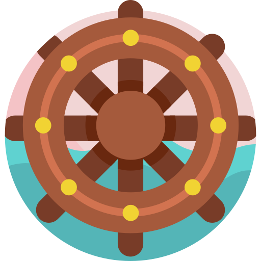 rueda de la nave Detailed Flat Circular Flat icono