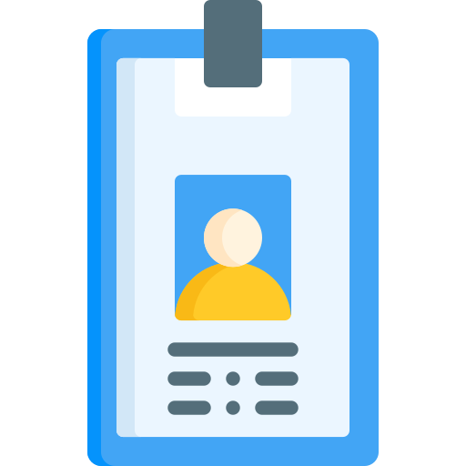 Id card Special Flat icon