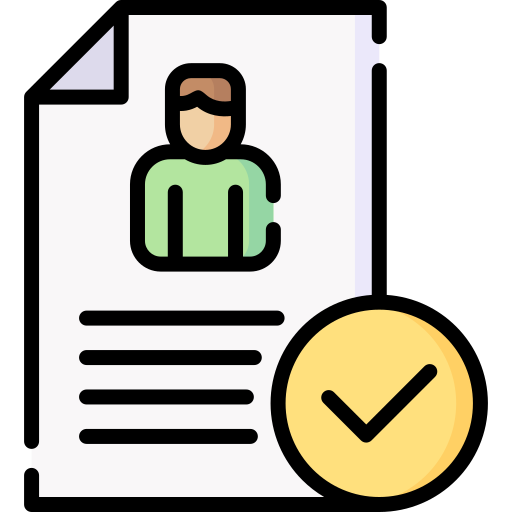 Resume Special Lineal color icon