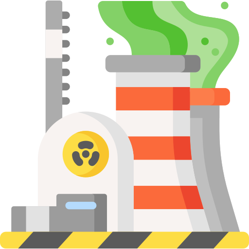 planta nuclear Special Flat icono