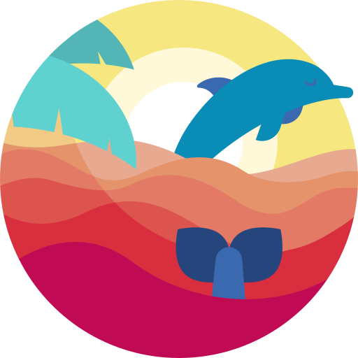 delfin Detailed Flat Circular Flat ikona