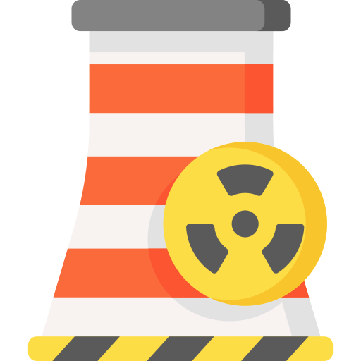 Nuclear plant Special Flat icon