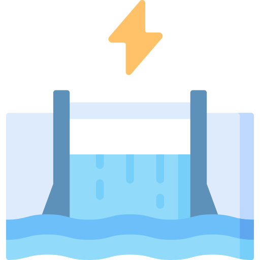 hidroelectricidad Special Flat icono
