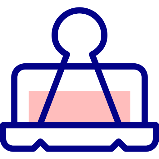 büroklammer Detailed Mixed Lineal color icon