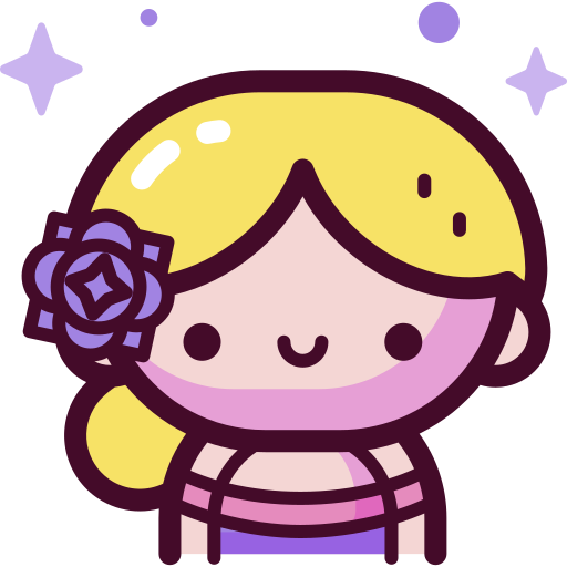 niña Special Candy Lineal color icono
