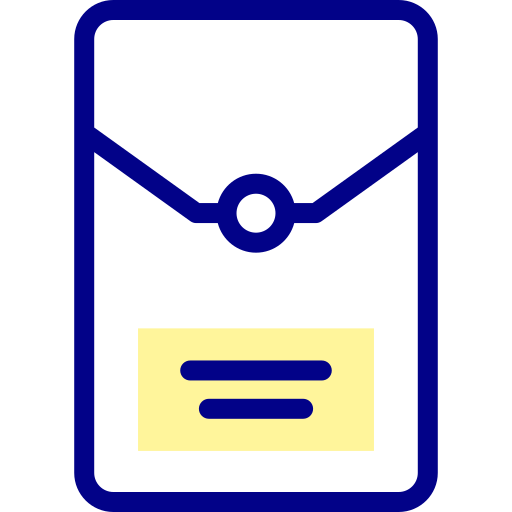 Envelope Detailed Mixed Lineal color icon