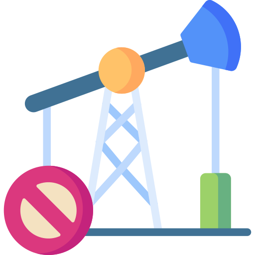 No fossil fuels Special Flat icon