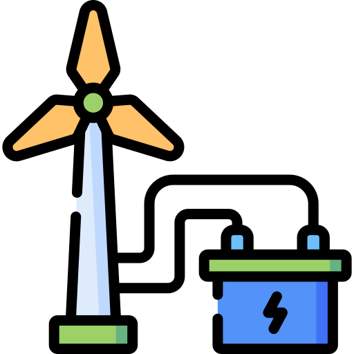 風力エネルギー Special Lineal color icon