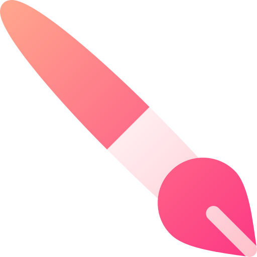 Paint brush Basic Gradient Gradient icon