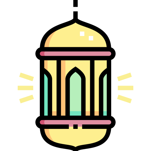 Lantern Detailed Straight Lineal color icon
