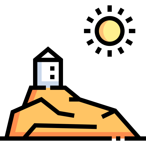 góra arafata Detailed Straight Lineal color ikona
