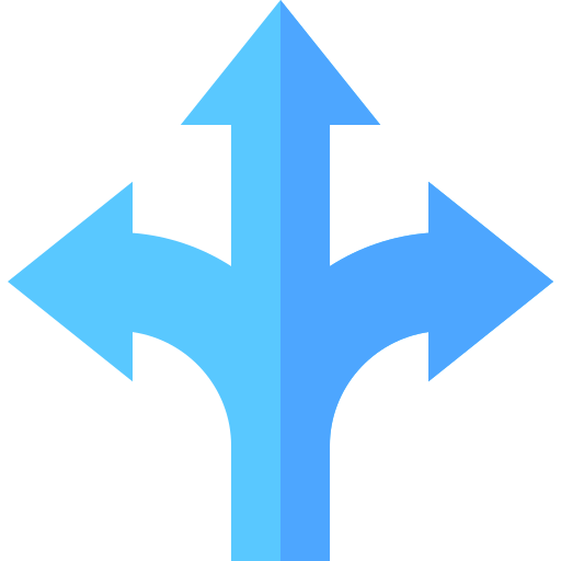Direction Basic Straight Flat icon