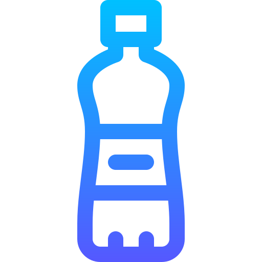 napój bezalkoholowy Basic Gradient Lineal color ikona