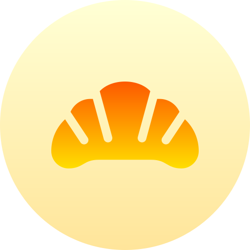 크로와상 Basic Gradient Circular icon