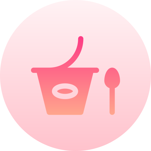 yoghurt Basic Gradient Circular icoon