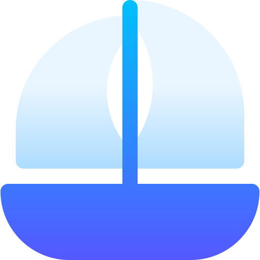 Toy boat Basic Gradient Gradient icon