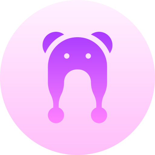 아기 모자 Basic Gradient Circular icon
