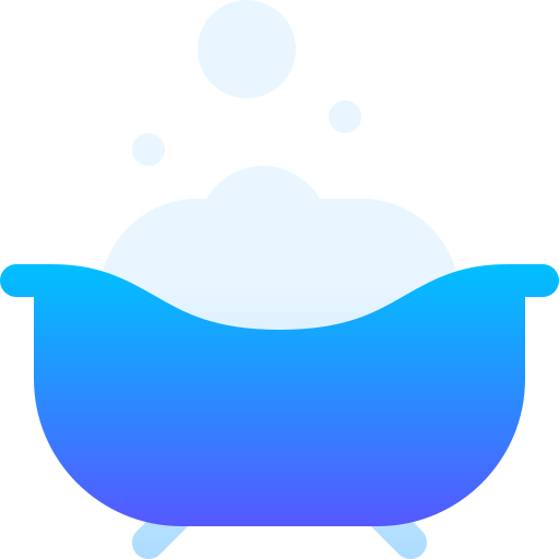 Baby bath tub Basic Gradient Gradient icon