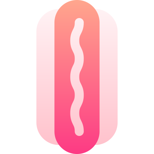 hot dog Basic Gradient Gradient ikona