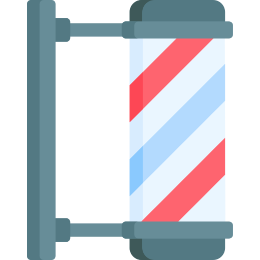 Barber pole Special Flat icon