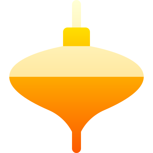 Spinning top Basic Gradient Gradient icon