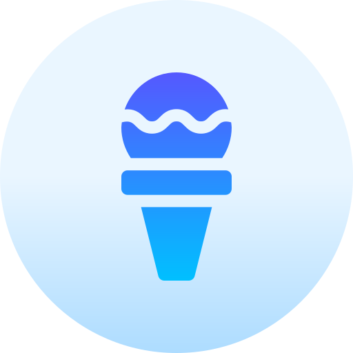 Мороженое Basic Gradient Circular иконка