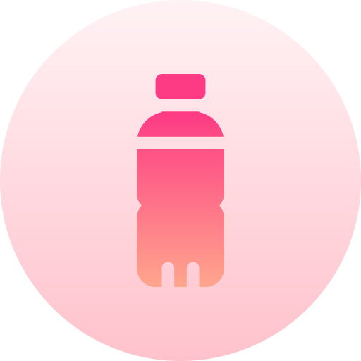 butelka wody Basic Gradient Circular ikona