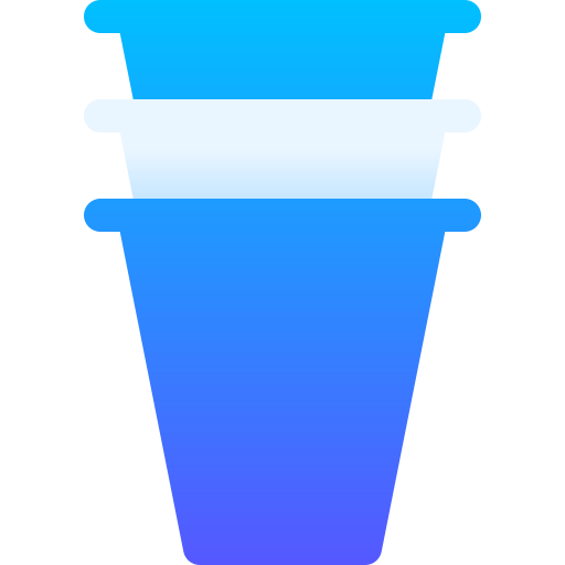 紙コップ Basic Gradient Gradient icon