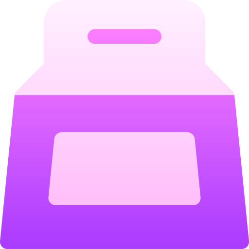 papierowa torba Basic Gradient Gradient ikona