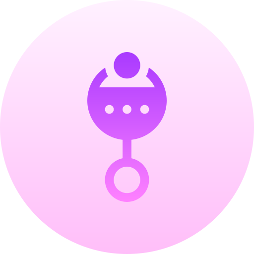 Rattle Basic Gradient Circular icon